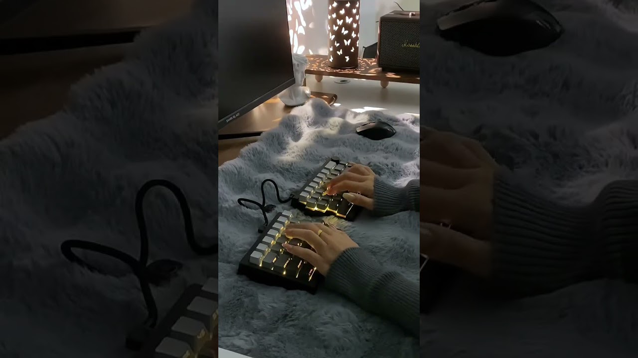 Custom RGB Split Keyboard ✨