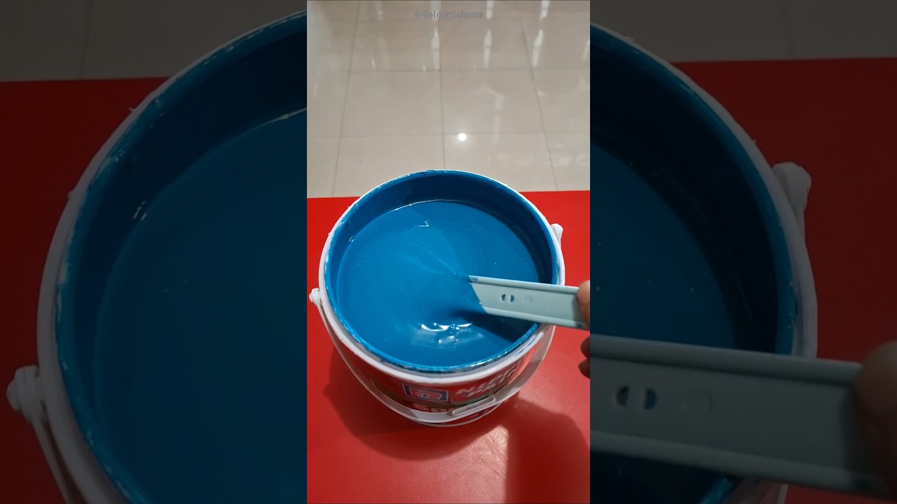 Let's Color Mixing, Making Teal Blue Paint 