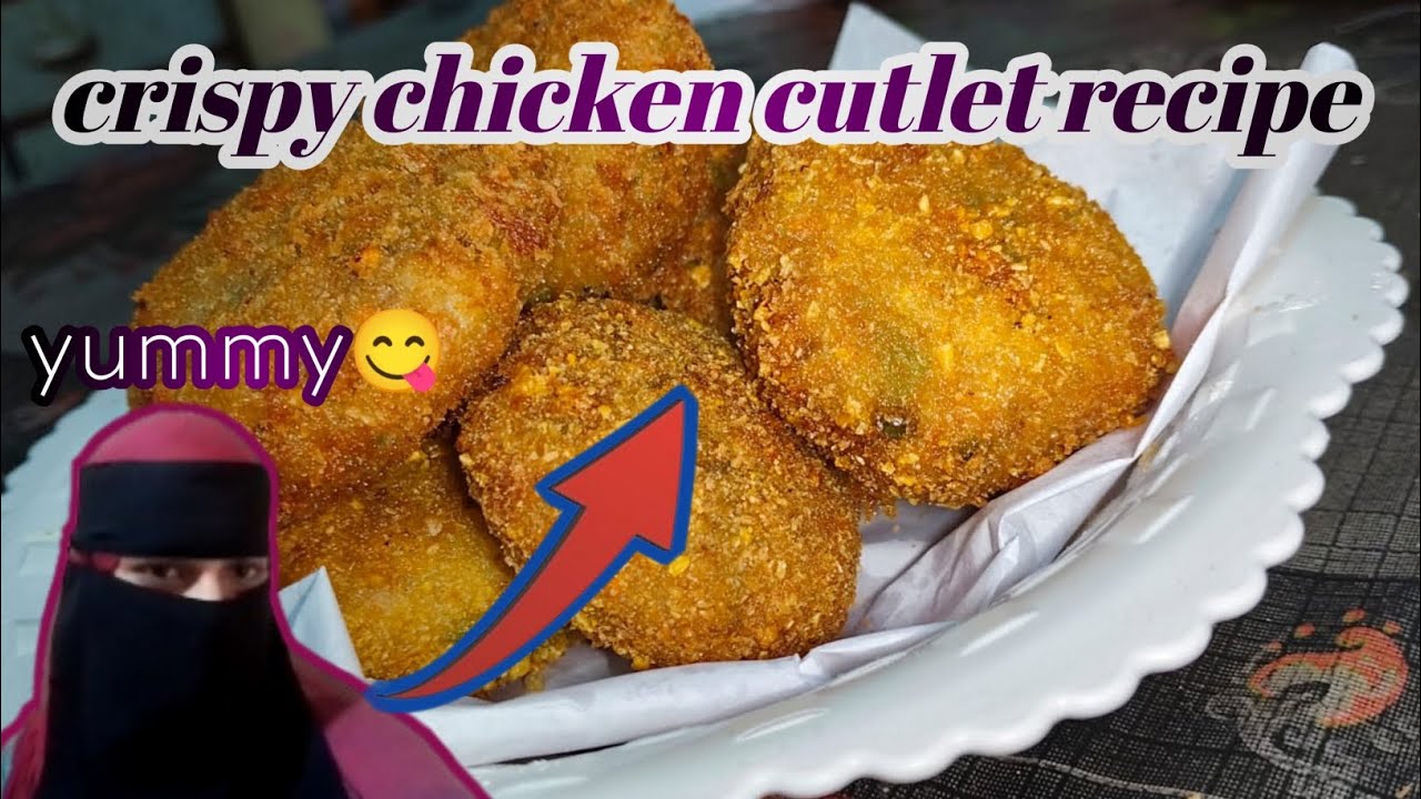 Crispy chicken cutlet recipe||
