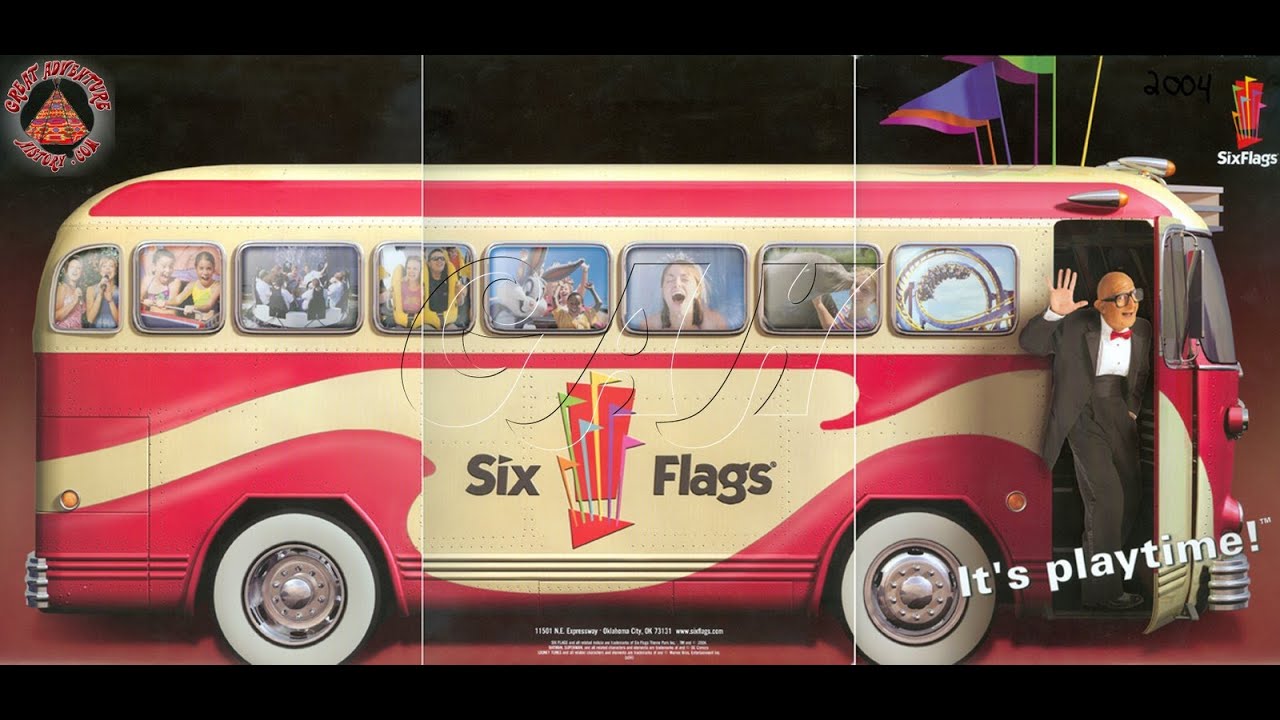 Six Flags Local Commercials featuring Mr. Six (2004-2005) (RE-UPDATED)