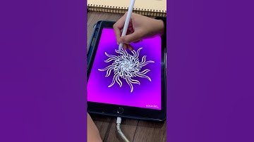 Satisfying Art 💜💖 #relaxing #mandalaart #digitalart #satisfying #trending #procreate