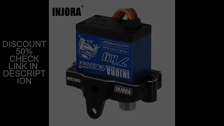 INJORA INJS2065 7KG High Voltage Waterproof 2065 Digital Servo with Mount for 1/18 RC Crawler TRX4M