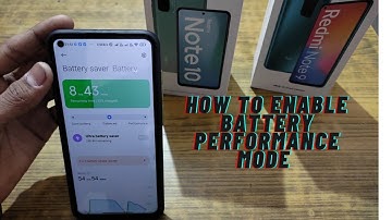 How to Enable Battery Performance mode In Redmi note 9 MIUI 12.5.2.0 Update | New Security App