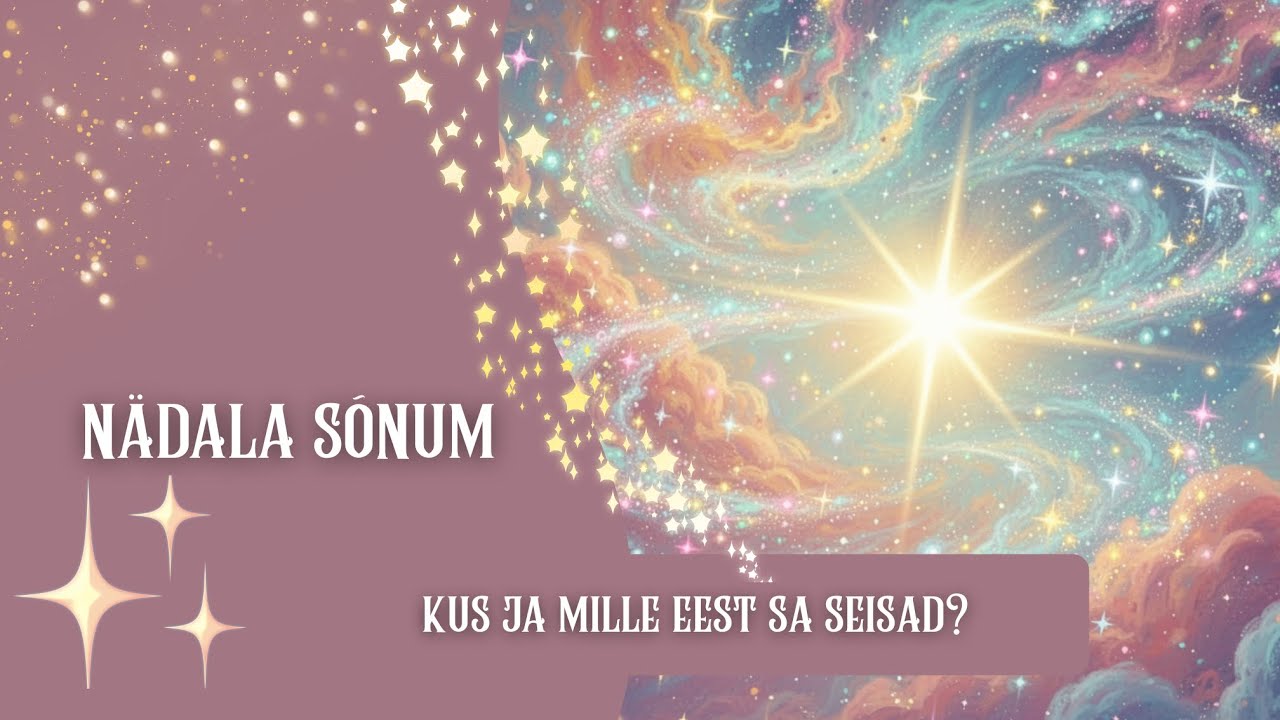 Nädala sõnum (9.03-13.03)🌟 mille eest sina seisad? 