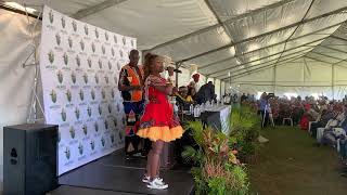 Nelisiwe Sibiya Singing Mkabayi Ka Jama At Zulu Maidens Event