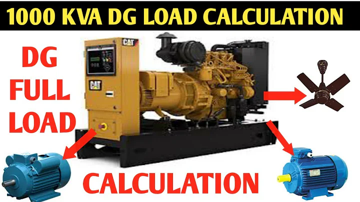 DIESEL GENERATOR FULL LOAD CURRENT CALCULATION! DG FLC CALCULATION