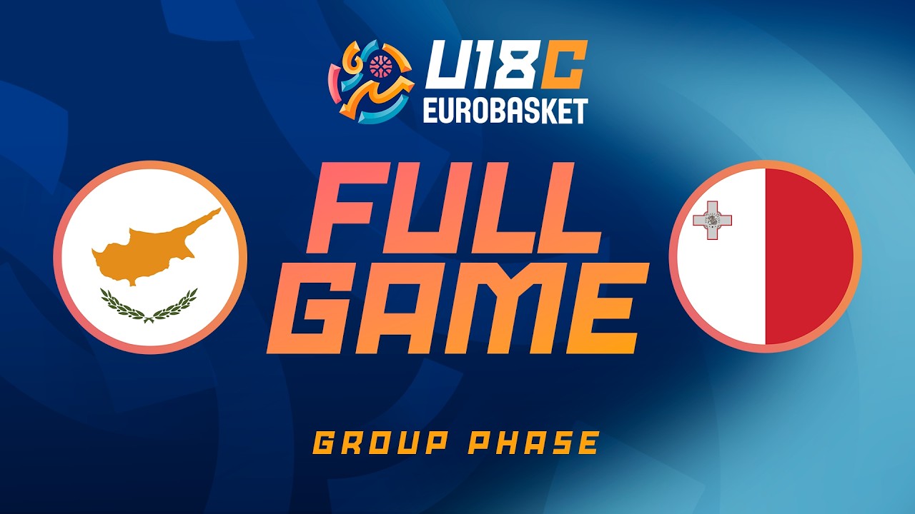 Group Phase | Cyprus v Malta | Full Basketball Game | FIBA U18 Women's EuroBasket 2026 Division C