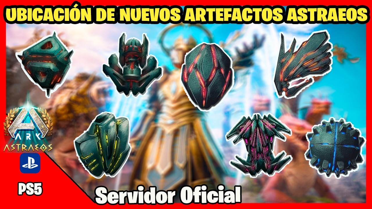 Ubicación de los NUEVOS ARTEFACTOS en ASTRAEOS | ARK Ascended