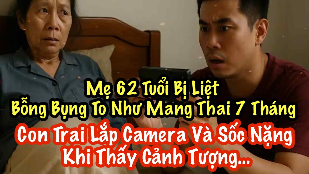 Mẹ 62 Tuổi Bị Liệt Bỗng Bụng To Như Mang Thai 7 Tháng. Con Trai Lắp Camera Và Sốc Nặng Khi Thấy …