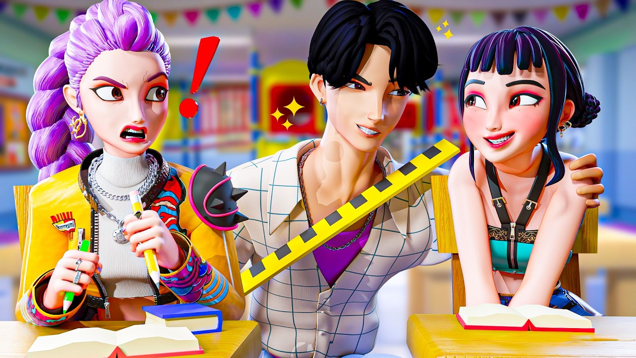 JINU a SCUOLA! KPop Demon Hunters Animazione