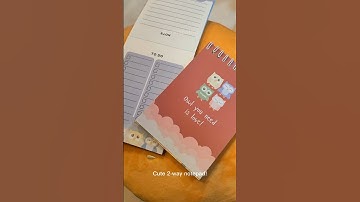 Cute 2-way notepad final product! #notepad #tutorial #craft #print #smallbusiness #stationery #cute