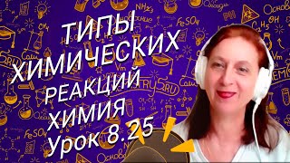 картинка: Типы химических реакций. Химия с Суворовой.