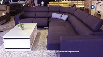 Large L Shape Recliner Sofa