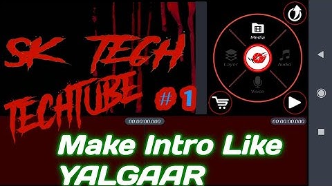 MAKE INTRO LIKE CarryMinati’s YALGAAR||ON MOBILE WITH KINEMASTER||FULL BENGALI||TechTube SK||