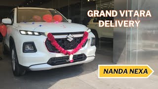 Taking Delivery of GRAND VITARA @Nanda Nexa_Gandhinagar.