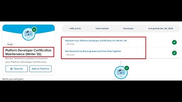 Platform Developer Certification Maintenance (Winter 
