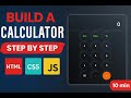 💻 Build a Stylish Calculator Using HTML, CSS &amp; JavaScript | TechYaaar | Coding for Beginners|