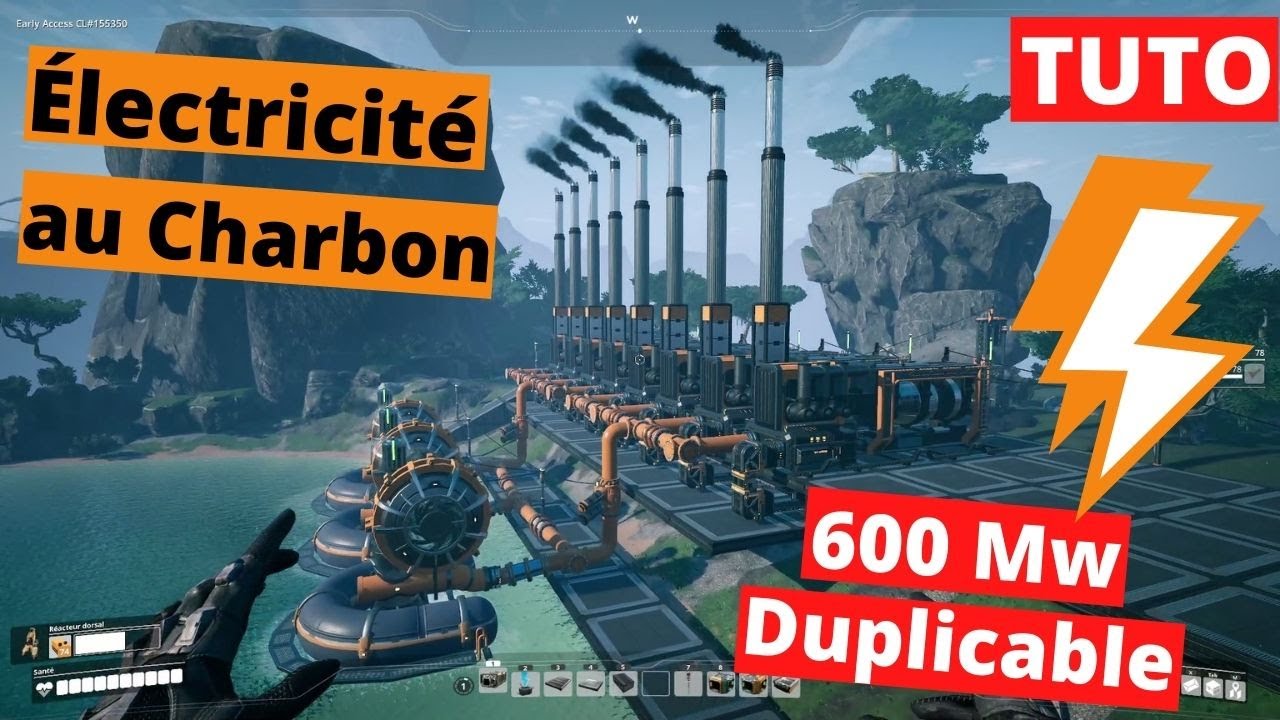 Les Générateurs à Charbon TUTO SATISFACTORY YouTube