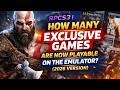 RPCS3 How many exclusive games are now playable on 