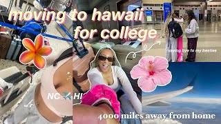 MOVING TO HAWAII FOR COLLEGE 🌺✈️ | 4,000 miles away + over 10 hours of flight time