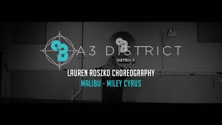 Miley Cyrus - Malibu | Lauren Roszko || A3 DISTRICT