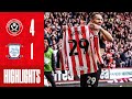 Ndiaye, McBurnie, Fleck goals | Sheffield United 4-1 Preston North End | EFL Championship highlights