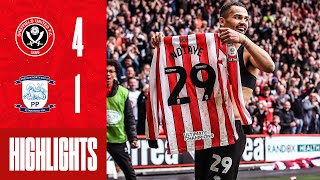 Ndiaye, McBurnie, Fleck goals | Sheffield United 4-1 Preston North End | EFL Championship highlights