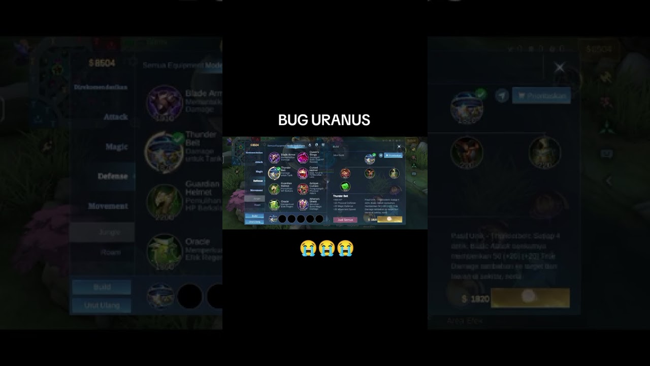 bug uranus😭😭 