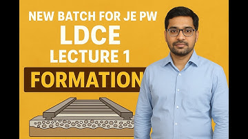 📌New batch for JE Pway LDCE | Lecture 1 | Formation |