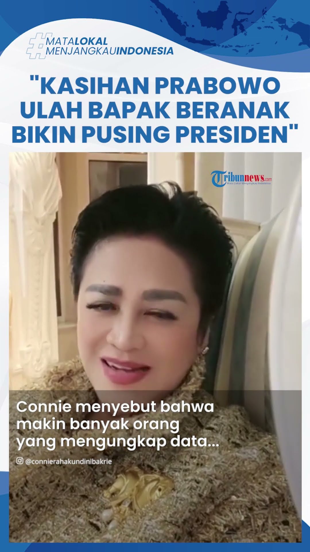 Connie Bakrie Akui Ulah 'Bapak Beranak' Bikin Pusing Prabowo: Nggak Kasihan? Sampai Dadakan Pulang