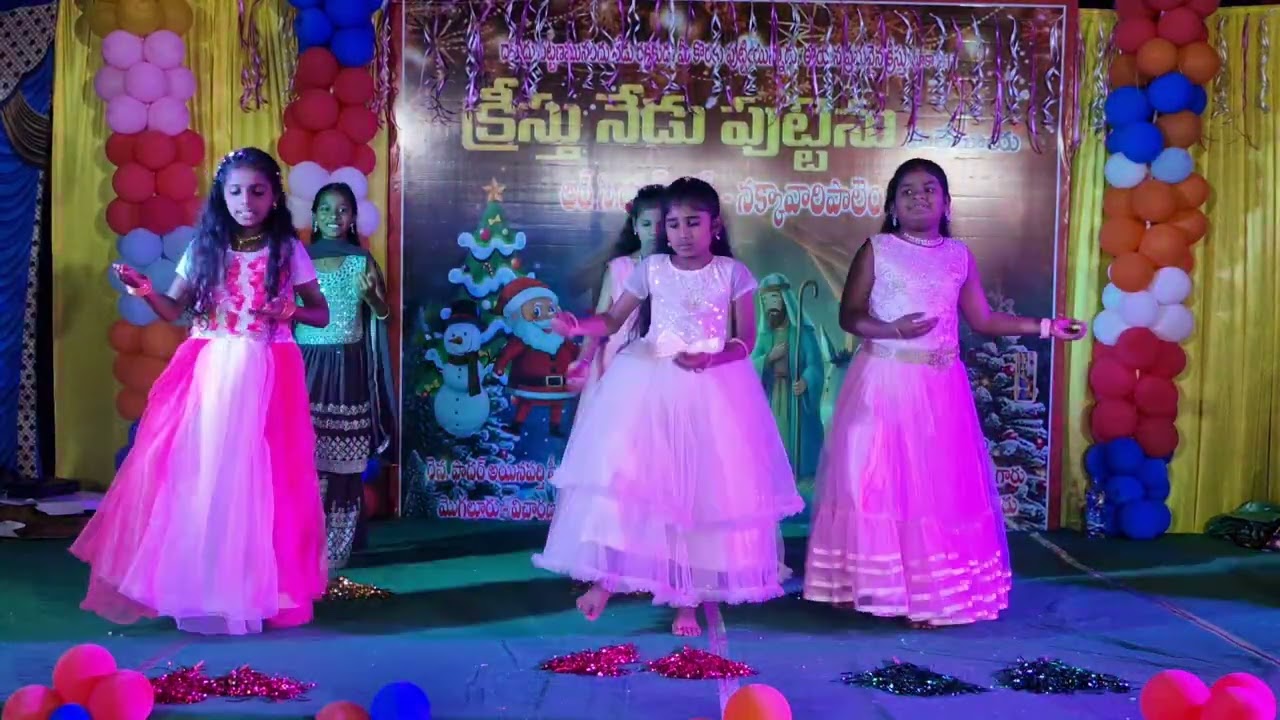 బెత్లాహేములో నజరేతు ఊరిలో |Bethlahemulo Nazarethu Oorilo| Dance by Girls| Mogalthur|Christmas 2025🎄|