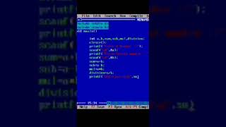 write a program to create simple calculator using turbo c||turbo c++