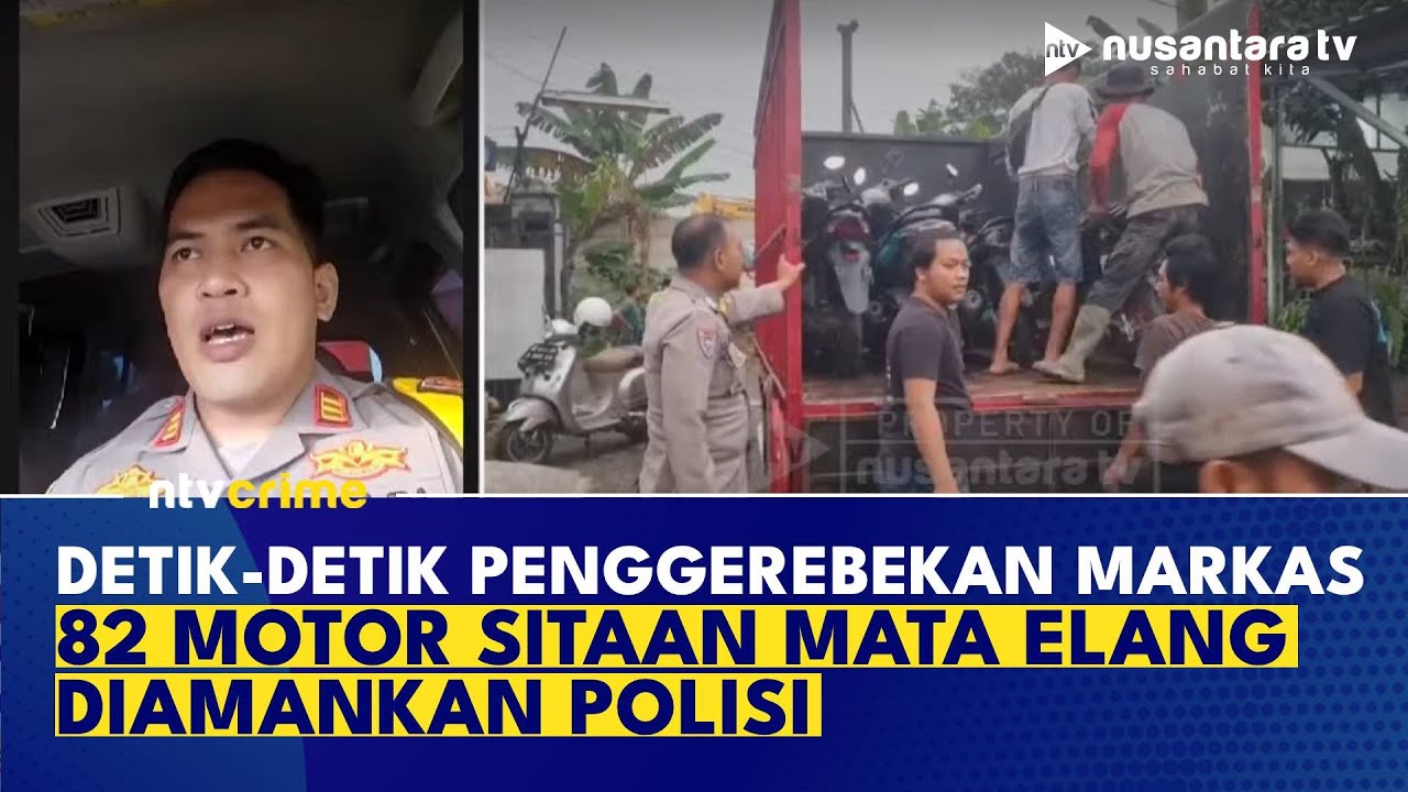 82 Motor Diamankan, Polisi Berhasil Gerebek Markas Diduga Milik Mata Elang I NTV CRIME