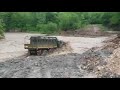 Неудачное форсирование реки на  бронированном Урале