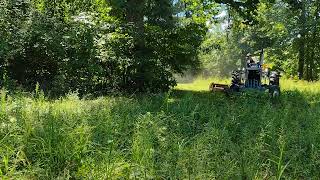 Ford 3000 Diesel 8ft Brush Hog 2
