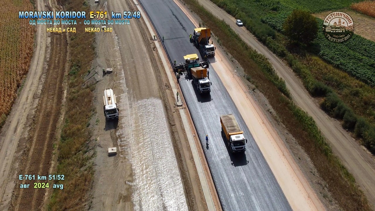 MORAVSKI KORIDOR E-761 km 52/48. TRASE OD MOSTA DO MOSTA – NEKADA i SADA. Trstenik, 3. mart 2026.