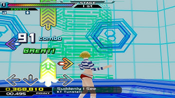 Suddenly I See - KT Tunstall Expert FC (Dance Dance Revolution: SuperNOVA 2) HD Gameplay (PS2)