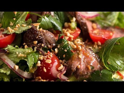 Video: Puff Macho Salad With Beef - A Recipe With A Photo Step By Step