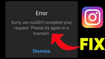 How To FIX Sorry We Couldn