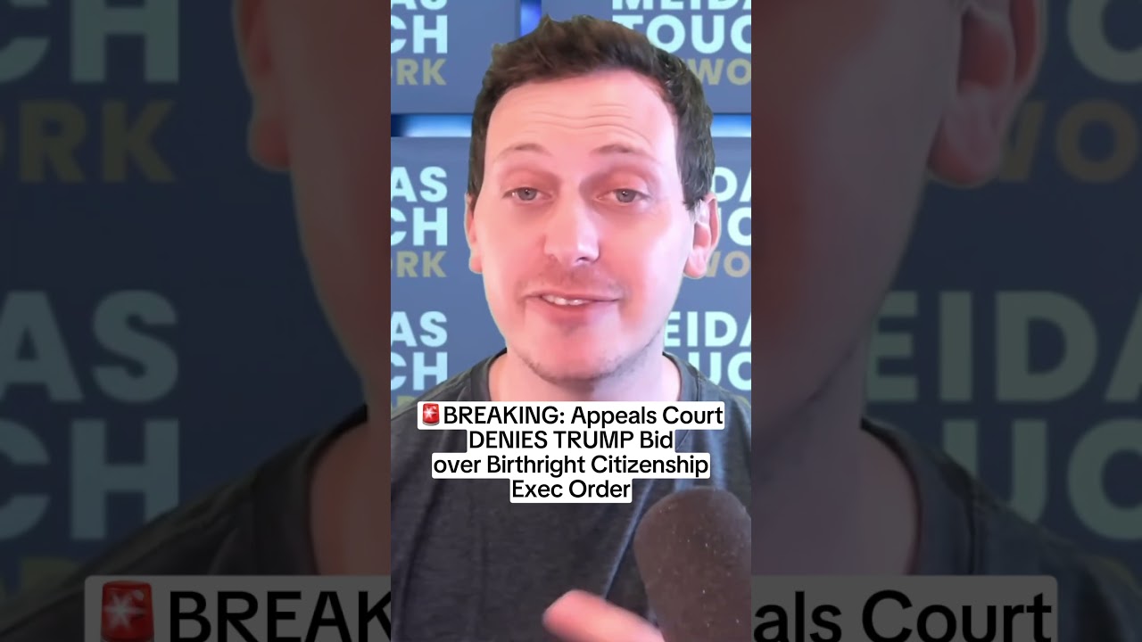 BREAKING: Appeals Court REJECTS Trump Bid over Birthright Citizenship Order