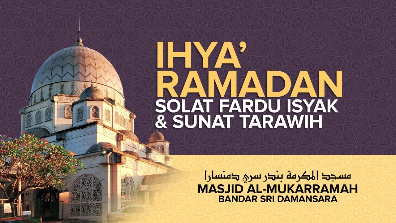 🔴[LIVE]🔴6.03.26 | SOLAT FARDU ISYAK & SUNAT TARAWIH - Malam 17 Ramadan