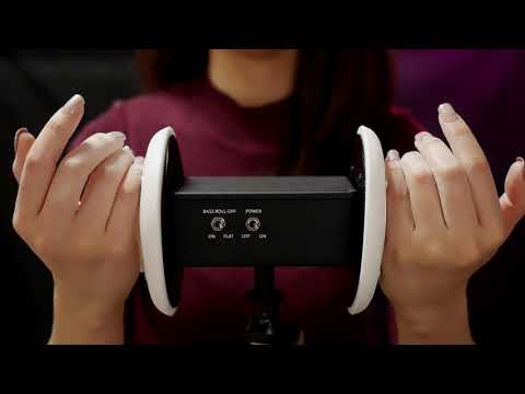 [ASMR] Real Soft Powder Ear Massage👂🏻 Dry Hands sounds (No Talking)