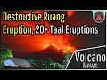 This week in volcano news destructive eruption at ruang 20 taal eruptions