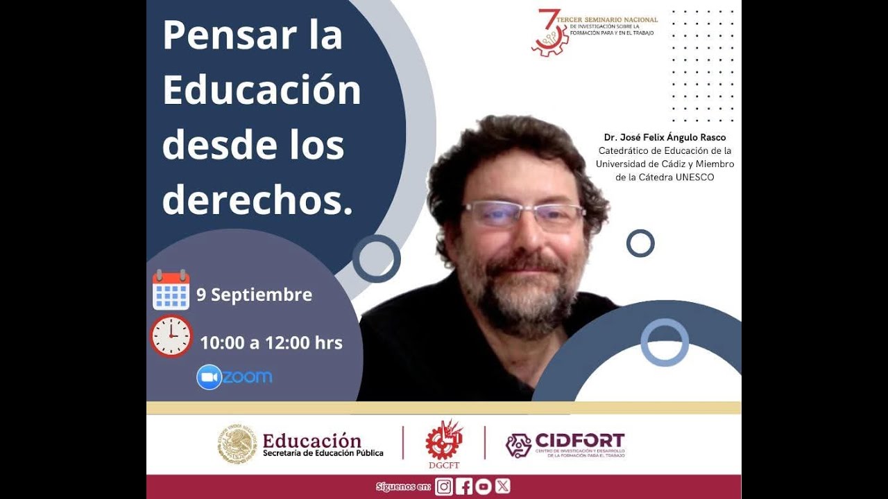 Pensar la educación desde los derechos - Dr. José Felix Ángulo Rasco ...