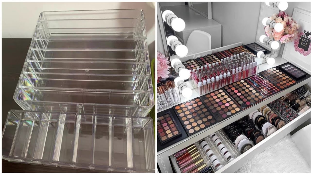 makeup storage ideas for small spaces 💄💖✨
