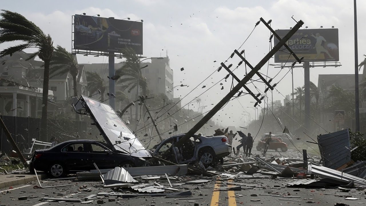 Detik-Detik Angin Kencang Terjang Kendal dan Batang! Kubah Masjid Terbang, Pohon Tumbang di Pantura
