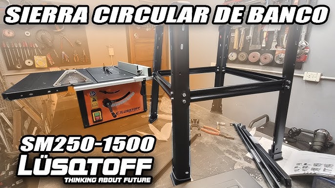 Sierra Circular Mano 1500w Lusqtoff Madera 185mm 7 1/4 + Guia-Pinturerias  Sagitario