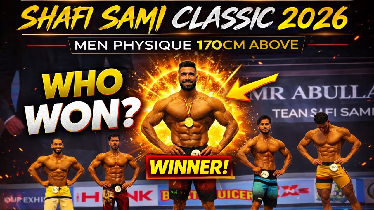 WHO WON? 😱 Men’s Physique 170cm Above Top 5 Results | Shafi Sami Classic 2026  
