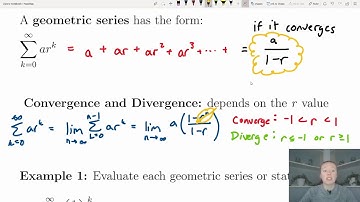 Geometric Series And P-Series- (Calc2-Examples#16)