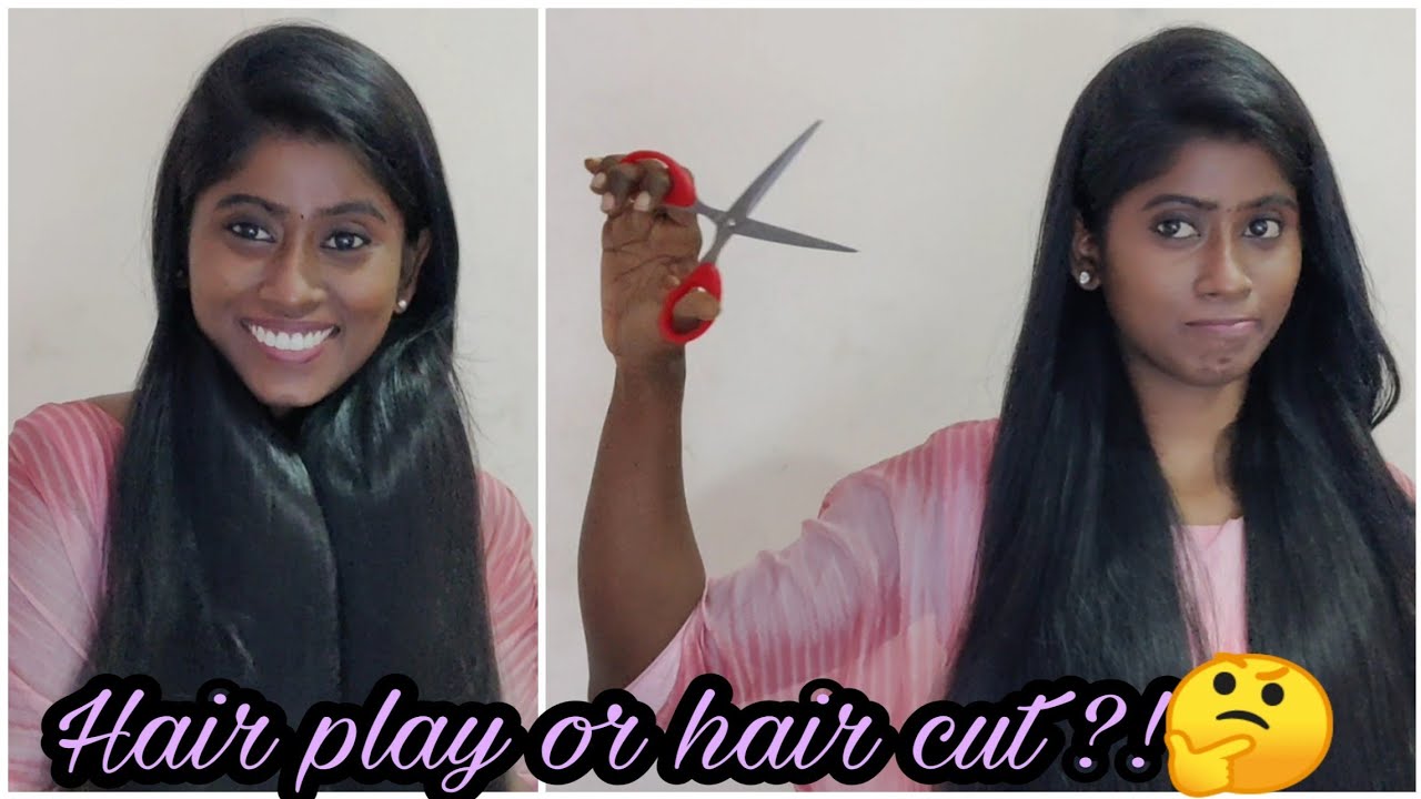 My First Ever Hair Play with Scissors 😍 I was Scared ☹️